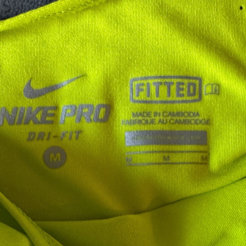 Nike Women's Bright Yellow Tank Top - Picture 5 of 7